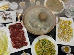榆黄蘑炒鸡蛋-朴小妹人参鸡汤火锅(长白山万达店)