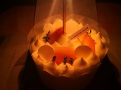 粉丘·蜜桃红茶白巧蛋糕-福气鲜活面包·生日蛋糕