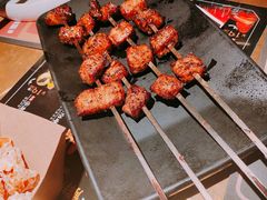 烤猪颈肉-烤匠麻辣烤鱼(环球中心店)