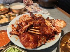草家特色酱蟹-草家酱蟹炭火烤肉店(珲春南路一店)