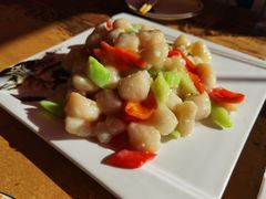 虾仁爆鱼丁-清真•蜀风园(丁字沽店)
