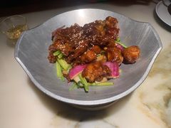 蒜香蜜汁排骨-绿茶餐厅(领展购物广场·中关村店)
