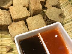 干炸臭豆腐-丁记盐蘸牛肉·新杭菜(河东路店)