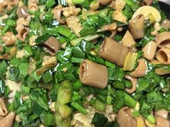 韭菜炒海肠-老郑海鲜楼(天桥店)