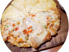榴莲奥尔良鸡块双拼披萨-秀儿家の小确幸融合西餐厅(万达店)