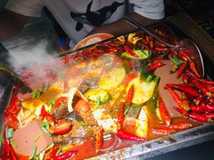 毛血旺烤鱼-探鱼·鲜青椒爽麻烤鱼(番禺万达店)