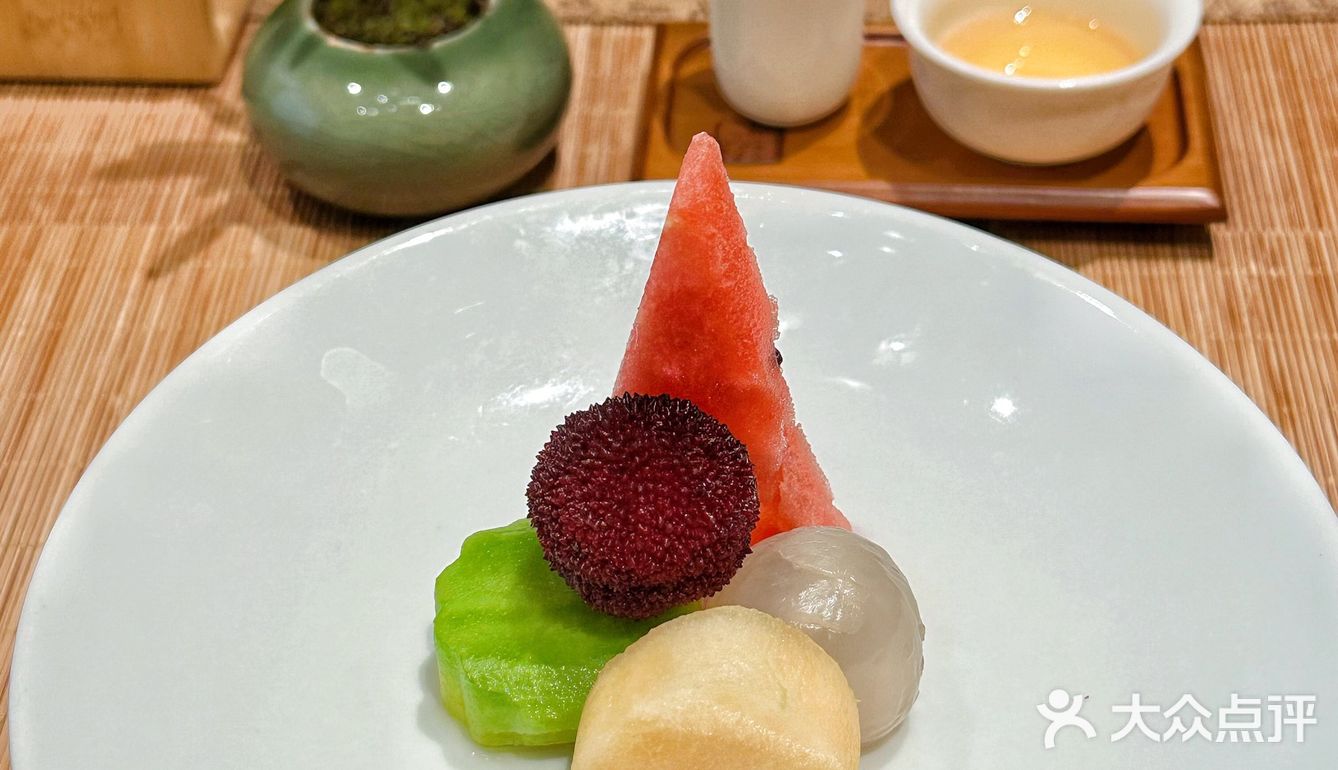 在茶馆中炫个仪式感🈵️满的素食美味～