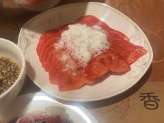 糖拌西红柿-秦记香辣蟹(松榆里店)