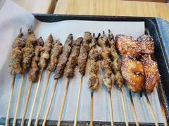 招牌牛肉串3串/份-柳叶刀烧烤(北大清华店)