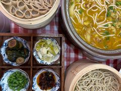 肉沫士豆熬茄子调莜面-王村姑老土炕莜面村(桥东店)