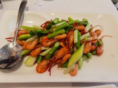 芦笋炒河虾-道道鲜·崇明私房菜(五角场店)