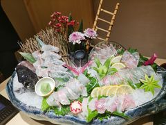 石雕鱼刺身活造-越光米贩精致料理餐厅(金鹰店)
