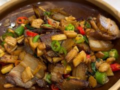 小山笋炒腊肉-龚师傅土菜馆.地道农家菜(魅力湘西店)