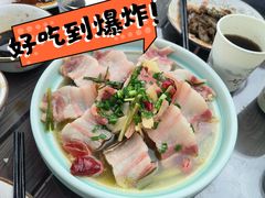 黄鳝蒸咸肉-七的湖·江南蟹舫·阳澄湖农家菜(蟹舫苑店)