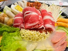 趁热吃肉&nbsp;•&nbsp;雪花肥牛部队火锅-朴太院·朝鲜族炭火烤肉(民乐园总店)