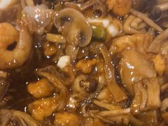 感觉八珍豆腐里的发海鲜特别好吃比想象中的还要好吃然后西红柿番茄当也很不错啊-陈傻子餐厅(世纪都会店)
