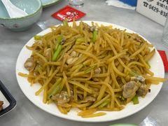 土豆丝炒蛏子-海香园饭店