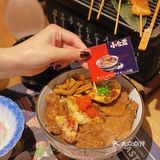 顶部的棉花糖下面的牛肉真的超像富士山呢！