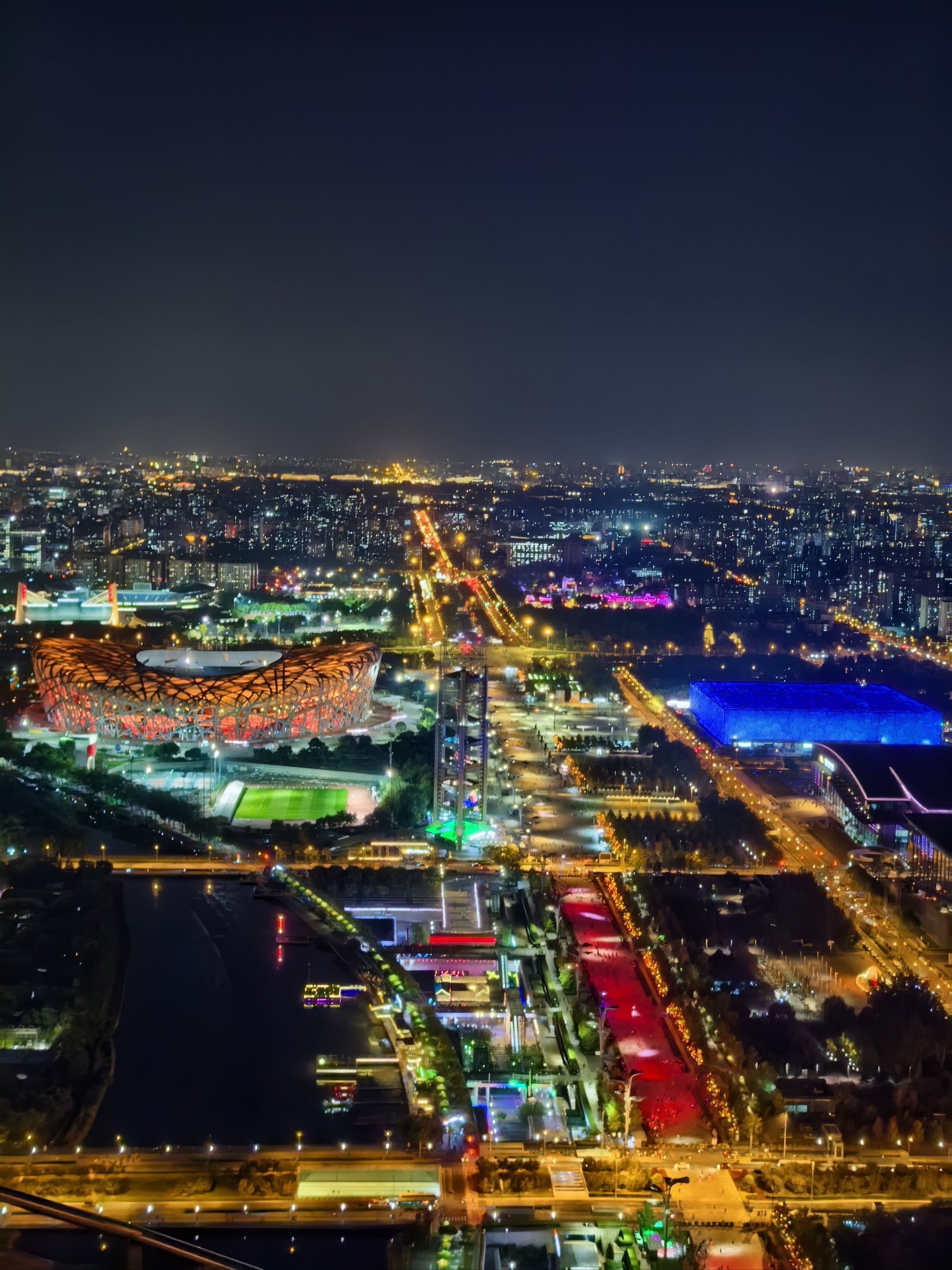 北京cbd夜景壁纸图片