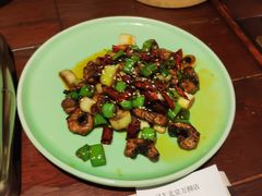 鲜椒爆鳗鱼-绿茶餐厅(华联万柳店)