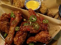 炸鸡翅一半一半-富乐满韩国正宗炸鸡韩国料理(虹泉路店)