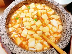 石锅鸡汤豆腐-绿茶餐厅(西单老佛爷店)