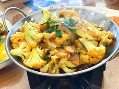 干锅花菜-洲晓鲜·舟山海鲜大排档(朱家尖风景区店)