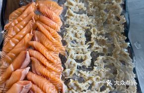 Salmon and Scallop Sashimi