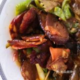 家常菜之炒川式腊肠，香辣可口