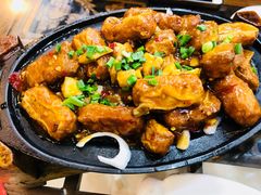 铁板毛豆腐-徽州美食(三十年老店)