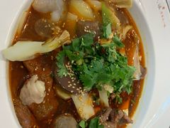 香菜牛肉-成都你六姐·牛肉冒菜·麻辣香锅(长泰广场店)