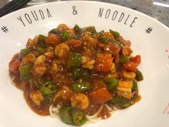 小龙虾尾拌面-友达面馆(海珠店)