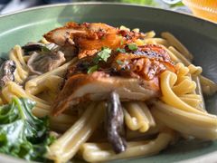 鸡肉奶油蘑菇窄意面-gaga(深圳南山益田假日广场店)