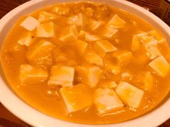 咸蛋黄虾仁烩豆腐-东北人家铁锅炖(鞍山路店)