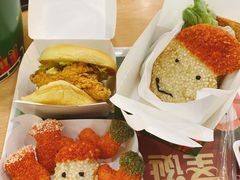 圣诞雪人双层鸡排堡-德克士(新华店)