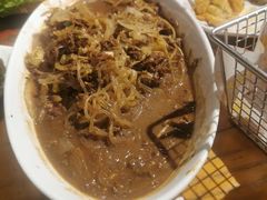 炒烤牛肉-包装马车·韩国料理·포장마차