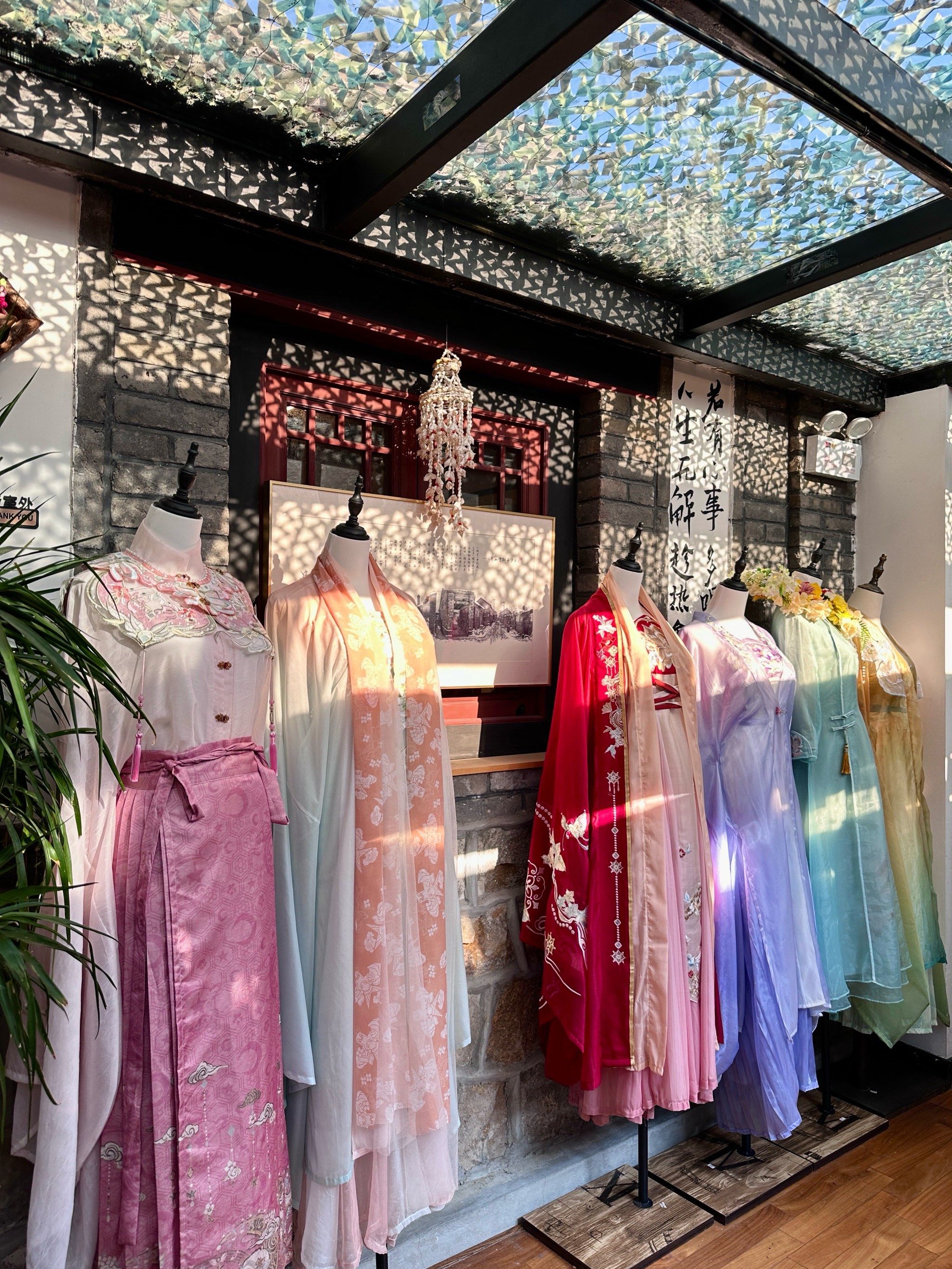 来烟台旅行找到了最满意的汉服店!