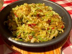 铁板包菜炒粉丝-西贝(上海我格广场店)