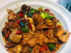 五花肉炒猪肝-径山十八道·风味民间菜(杭州总店)