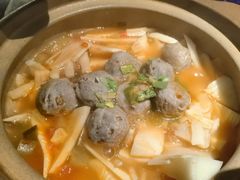 酸汤鲜竹笋牛肉丸煲-客语客家菜(华发商都店)