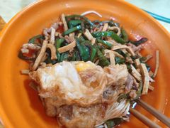 青椒干子肉丝干挑面-五村饭店