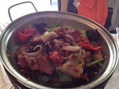 干锅腊肉-香满锅老北京羊蝎子火锅·家常菜(新街口店)