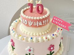 -咖咖熊蛋糕定制·英国蓝风车动物性淡奶油