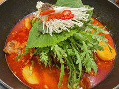 土豆排骨火锅-喇喇排骨火锅·传统韩式脊骨汤(望京西园总店)