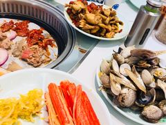 -绿岛港轩海鲜烤肉涮锅自助餐厅