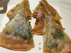 韭菜鲜虾薄饼-桂满陇·蟹黄小笼汤包(中山公园店)