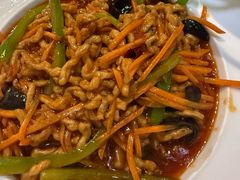 锦上添花（素鱼香肉丝）-一盏明灯全素斋(殊像寺店)