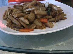 莲藕炒猪颈肉-旋转餐厅