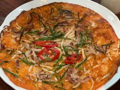 泡菜饼-神仙雪浓汤(明洞店)
