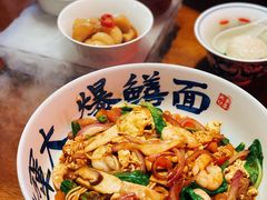 茄汁鸡蛋虾仁拌川-李犟大爆鳝面·手工蟹黄包(湖滨西湖店)